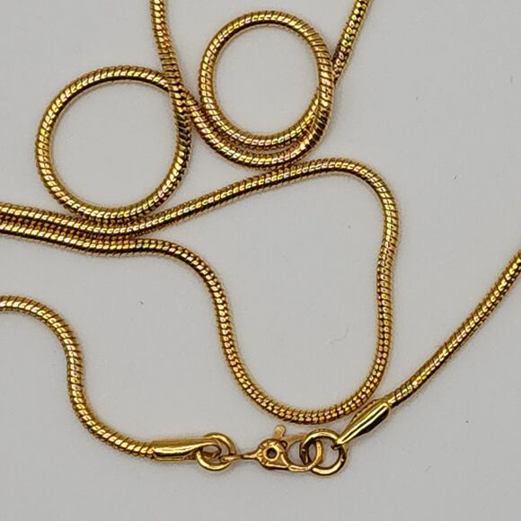 Vintage Serpent chain, snake chain necklace - Picture 3 of 5